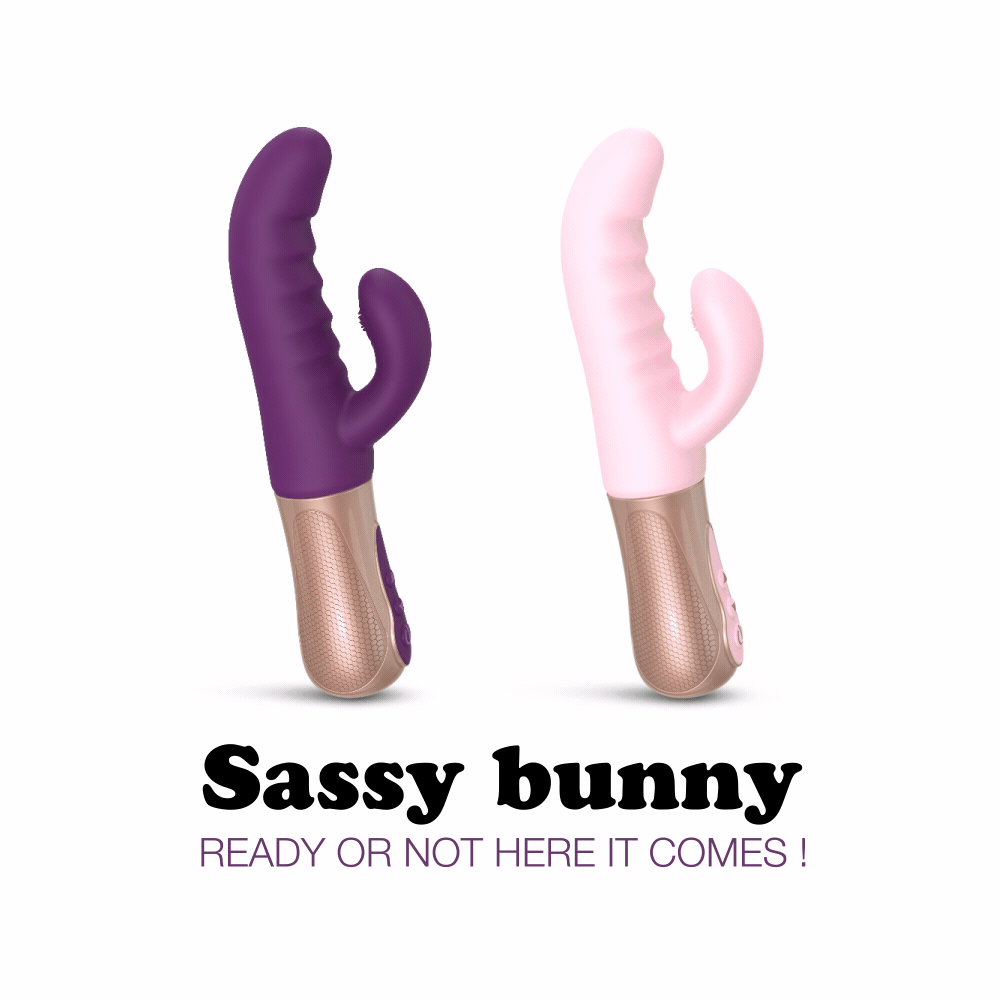 Sassy Bunny In Purple Rain - Love to Love - BraTopia