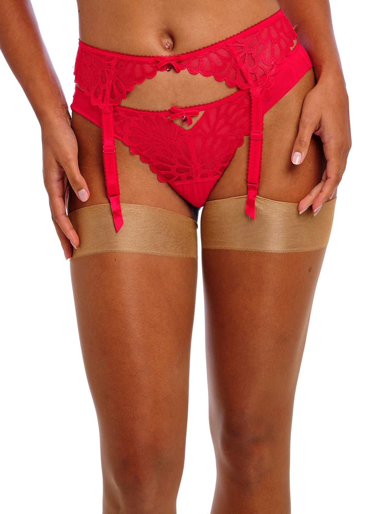 Loveland Suspender In Bombshell Chilli Red - Freya