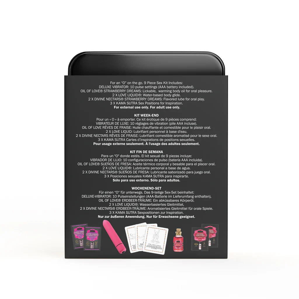 Weekender Kit In Vibe Strawberry Dreams - Kama Sutra - BraTopia