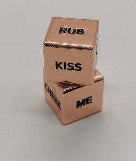 Sex Dice In Rose Gold - Pink Elephant - BraTopia
