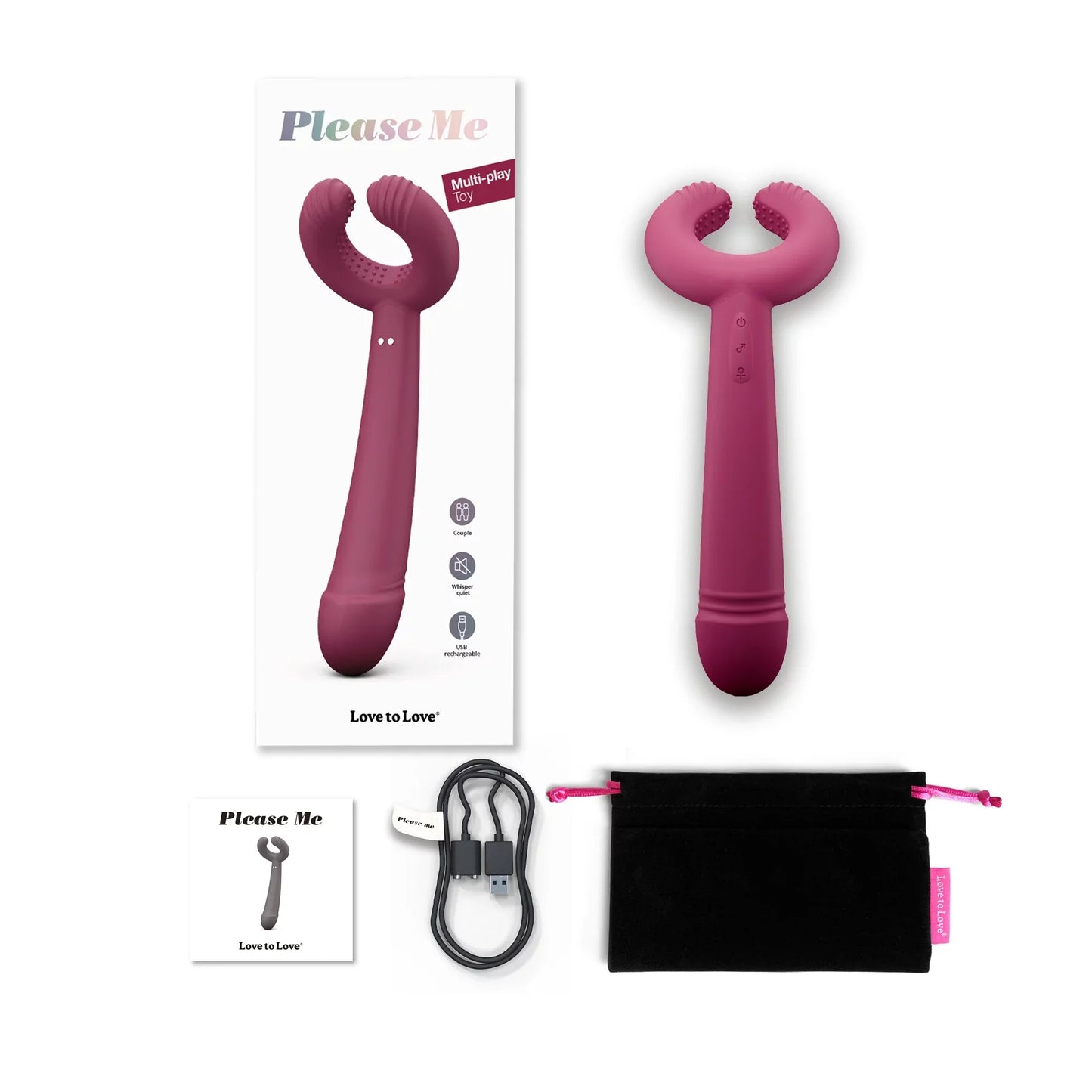 Please Me In Plum Star - Love to Love - BraTopia
