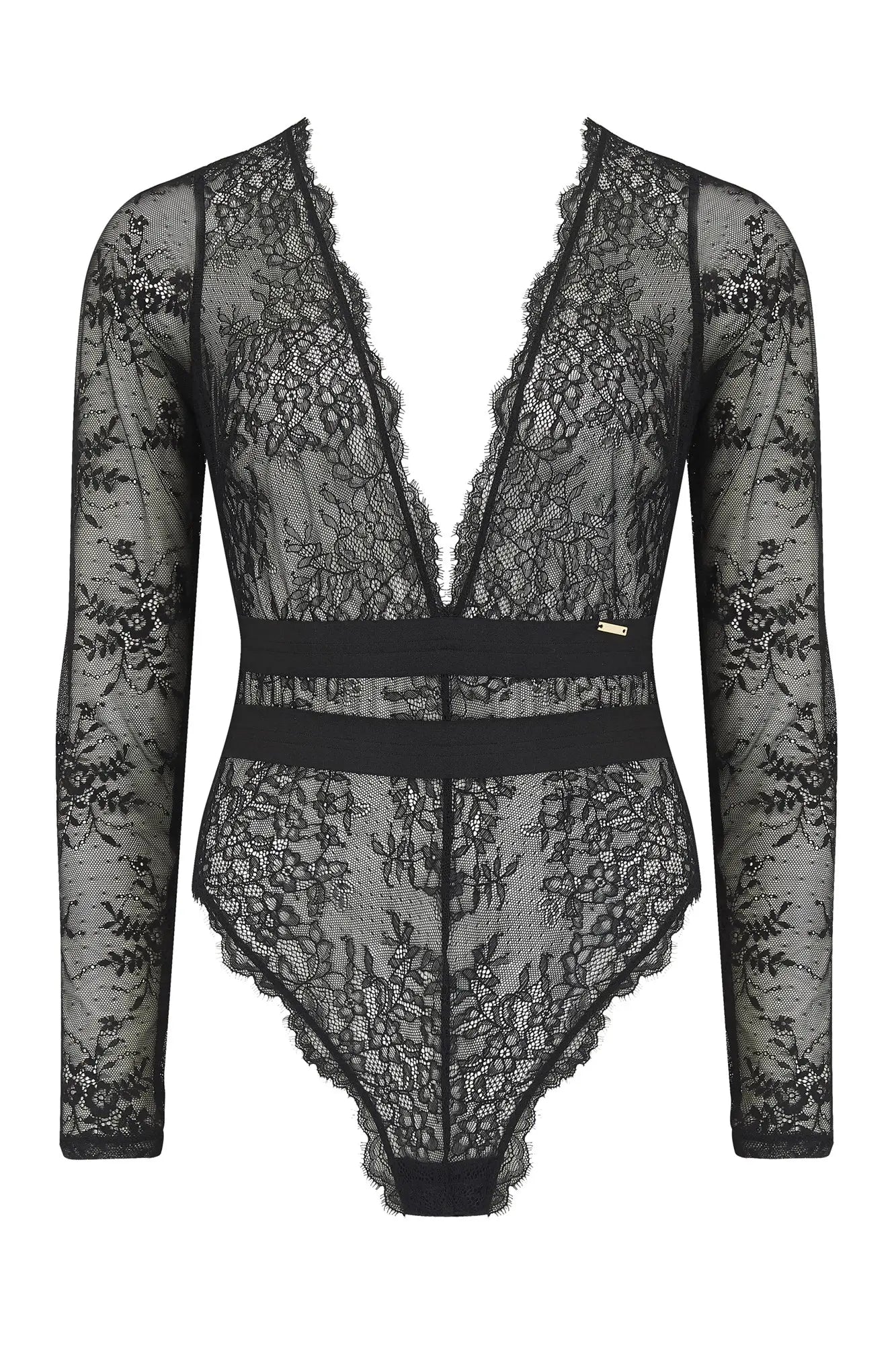 India Long Sleeve Body In Black - Pour Moi - BraTopia