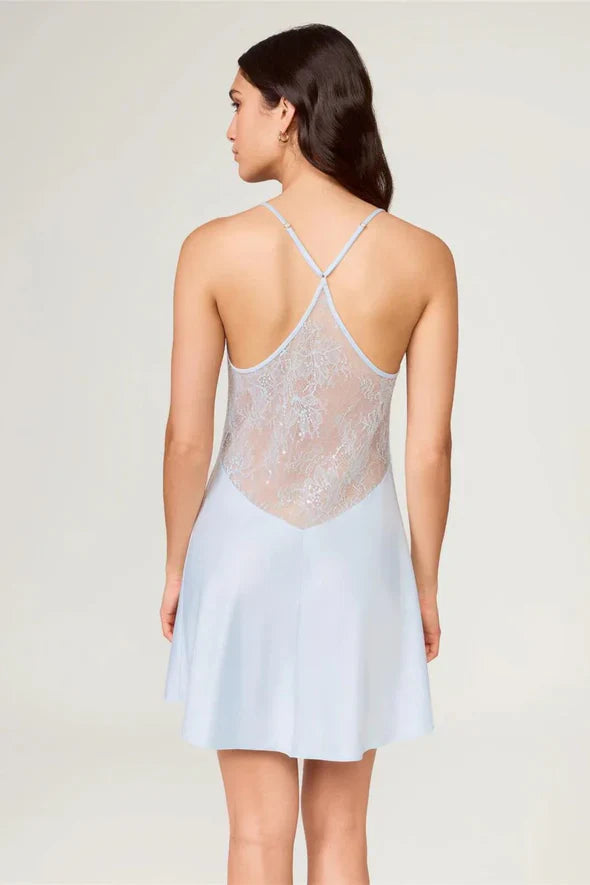 Radiant Chemise in Marian Blue - Montelle
