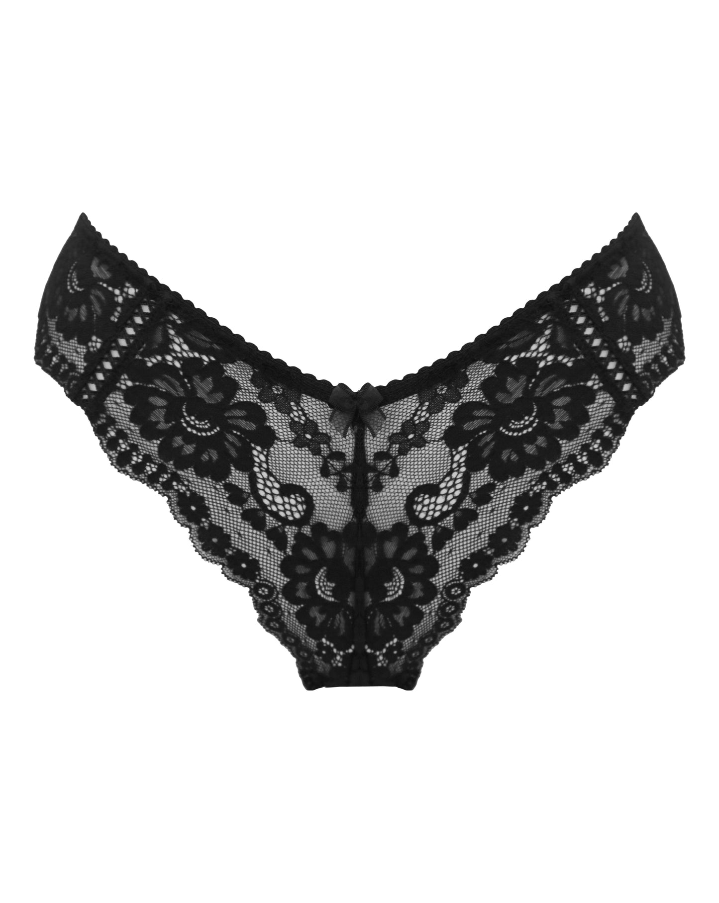Fleur Cheeky V-Shape Brief In Black - Pour Moi - BraTopia