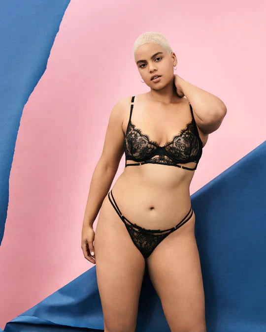 Lumi Wired Bra In Black - Bluebella - BraTopia