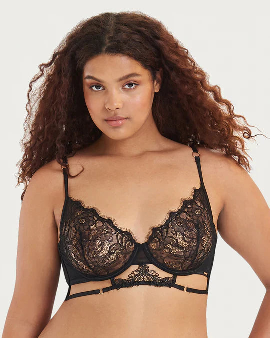 Lumi Wired Bra In Black - Bluebella - BraTopia