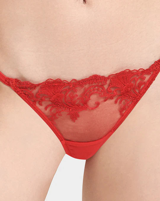 Marseille Brief In Tomato Red - Bluebella - BraTopia