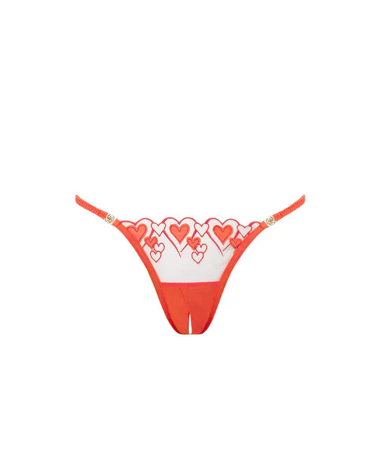 Harlow Open Brief In Hot Coral - Bluebella - BraTopia