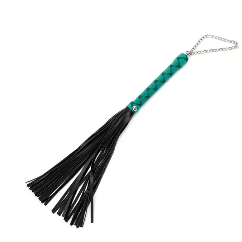 Flogger In Black & Green - Pink Elephant - BraTopia