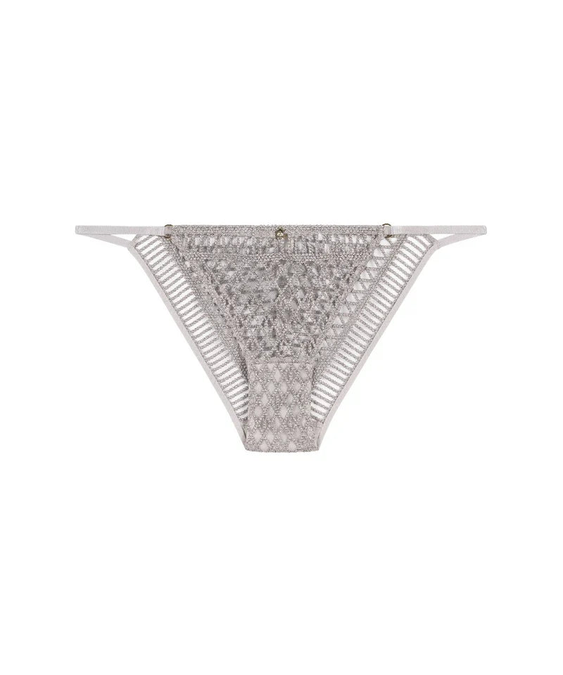 Stardust Dream Mini-Coeur Brief In Cosmos Silver - Aubade - BraTopia