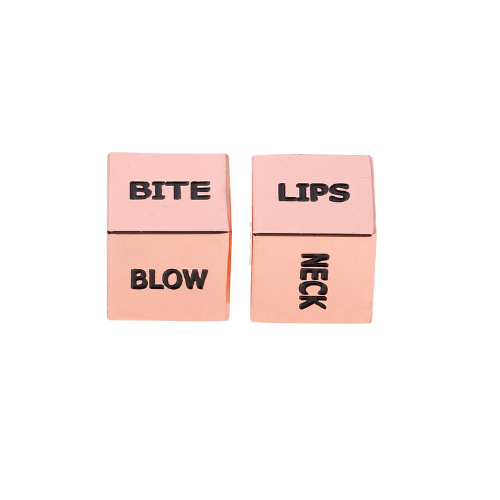 Sex Dice In Rose Gold - Pink Elephant - BraTopia