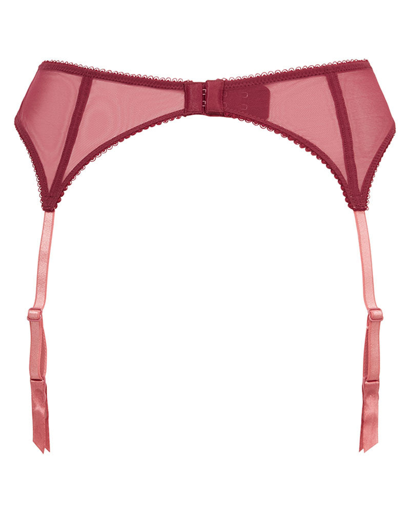 Superboost Suspender In Cranberry & Raspberry Sorbet - Gossard - BraTopia