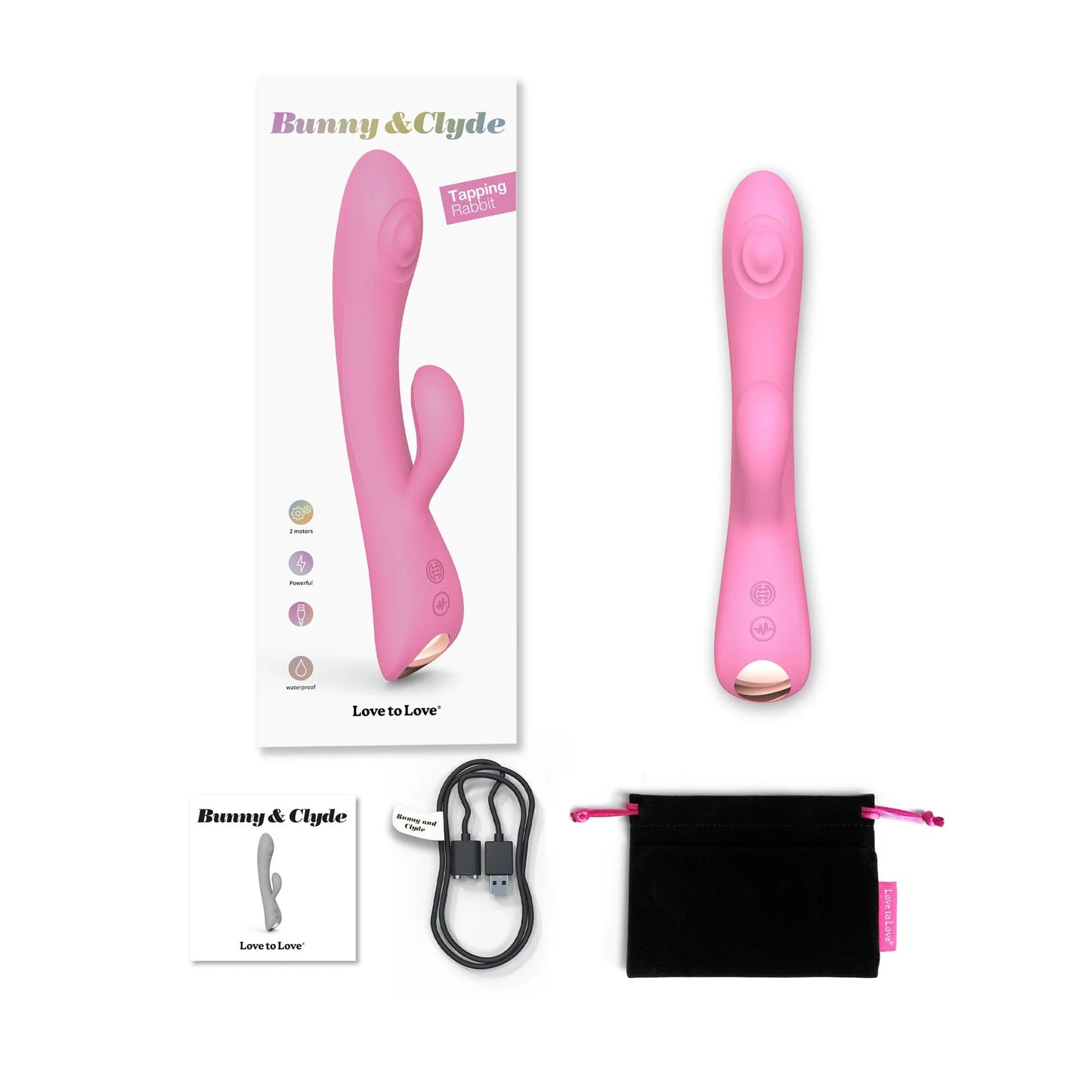 Bunny & Clyde In Pink Passion - Love to Love - BraTopia