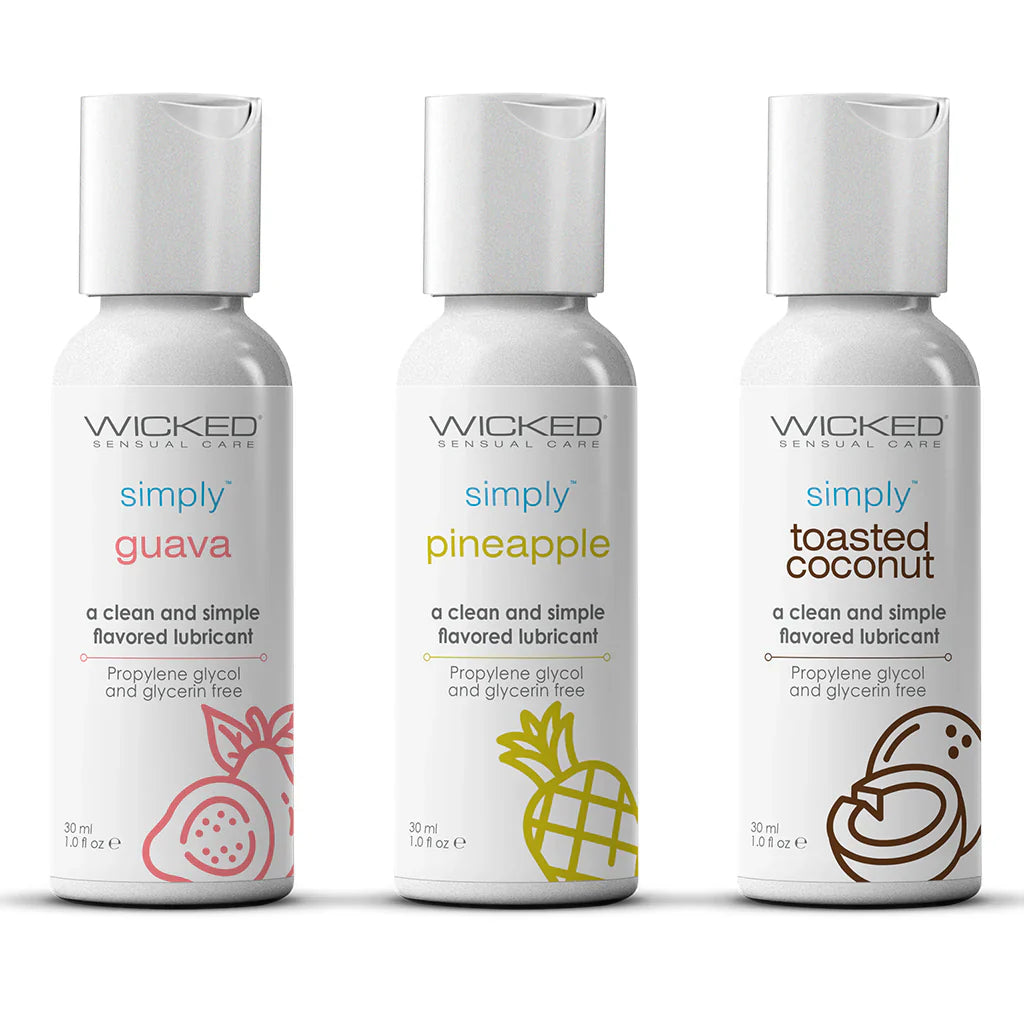 Simply Tropical Trio Travel Kit Lubricant - Wicked - BraTopia