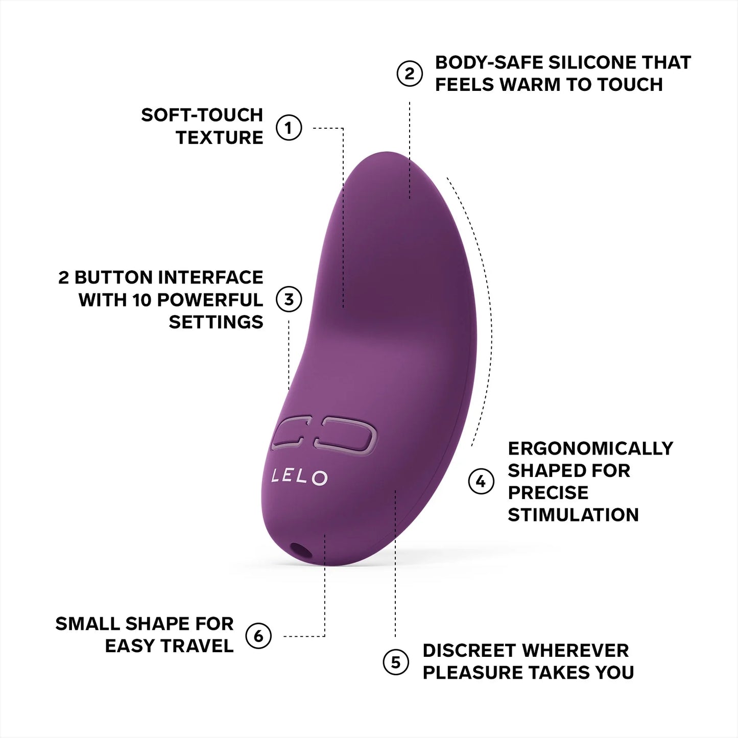 Lily 3 In Dark Plum - Lelo
