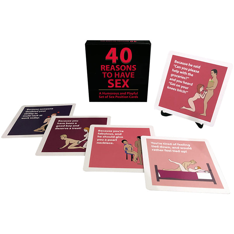 40 Reasons to Have Sex Card Game - Kheper Games - BraTopia