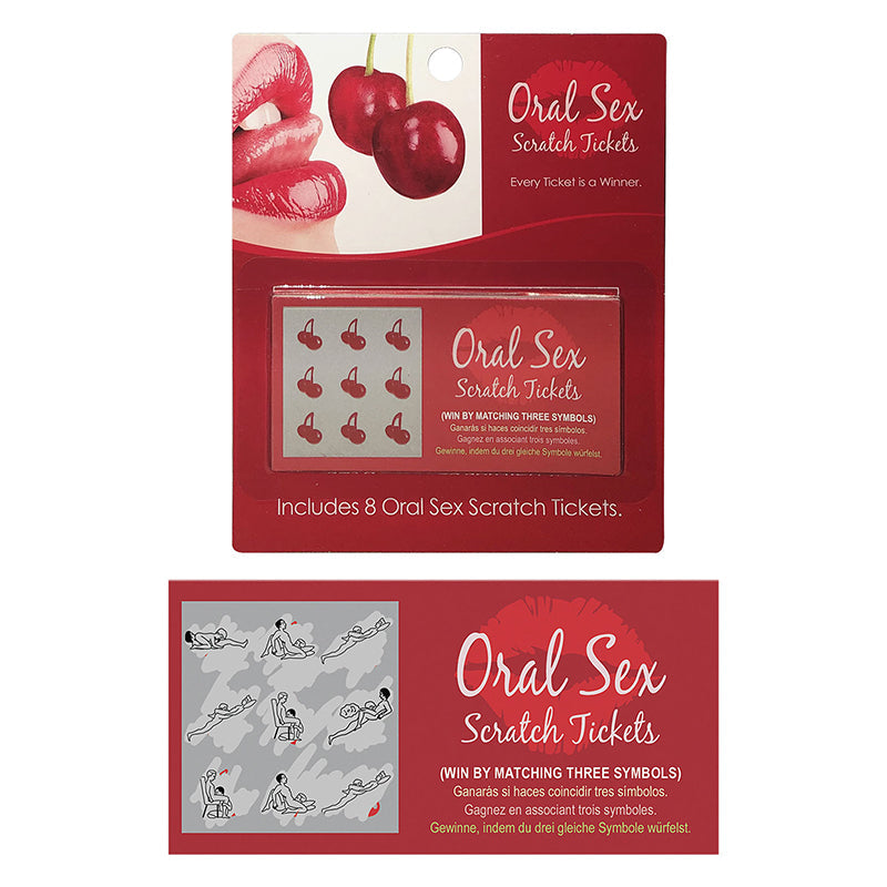Oral Sex Scratch Tickets Card Game - Kheper Games - BraTopia