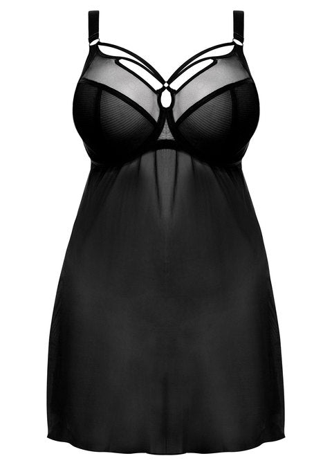 Sachi Baby Doll In Black - Elomi - BraTopia
