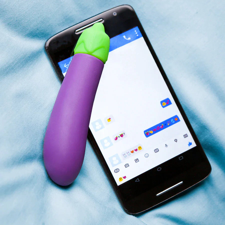 Eggplant Vibrator - Emojibator - BraTopia