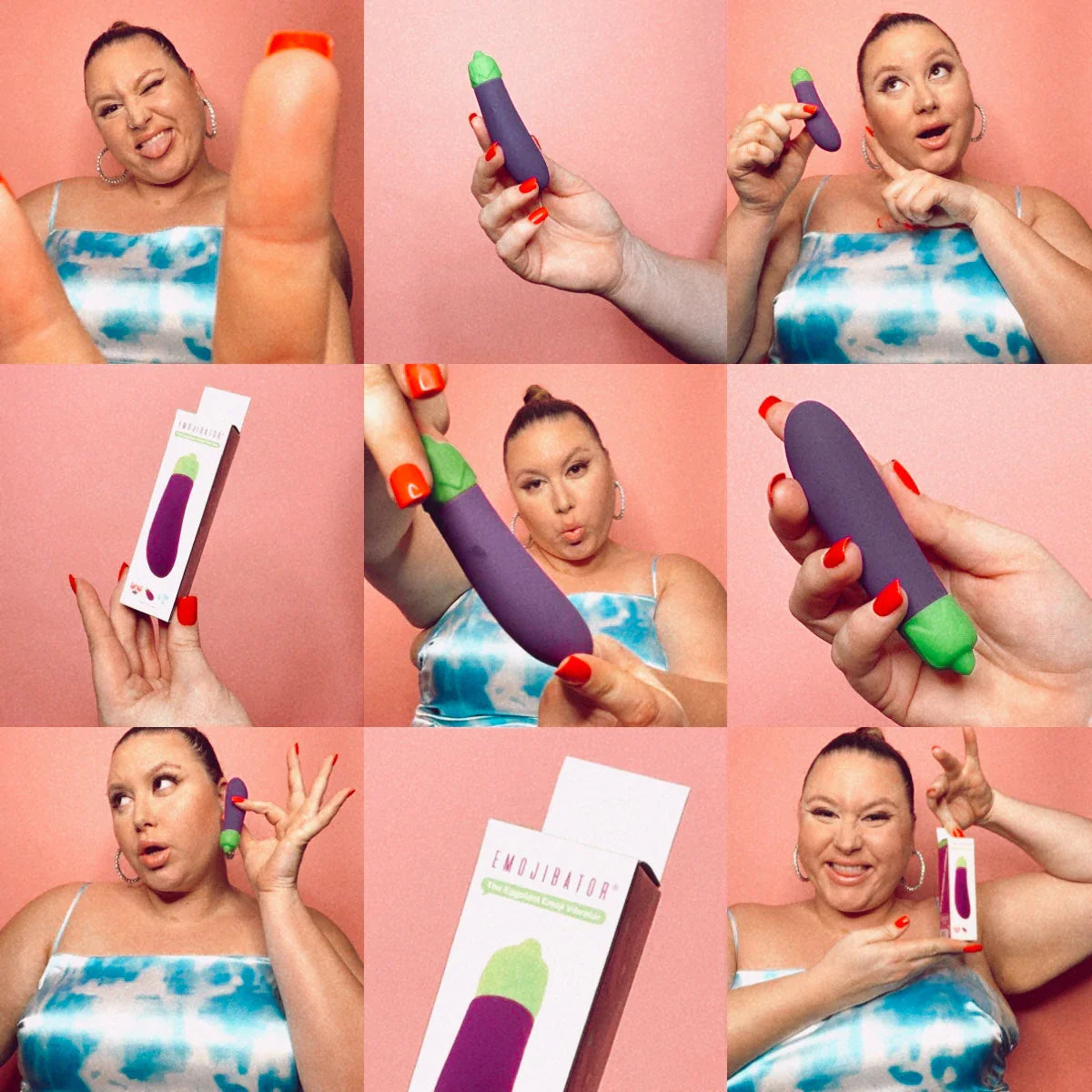 Eggplant Vibrator - Emojibator - BraTopia