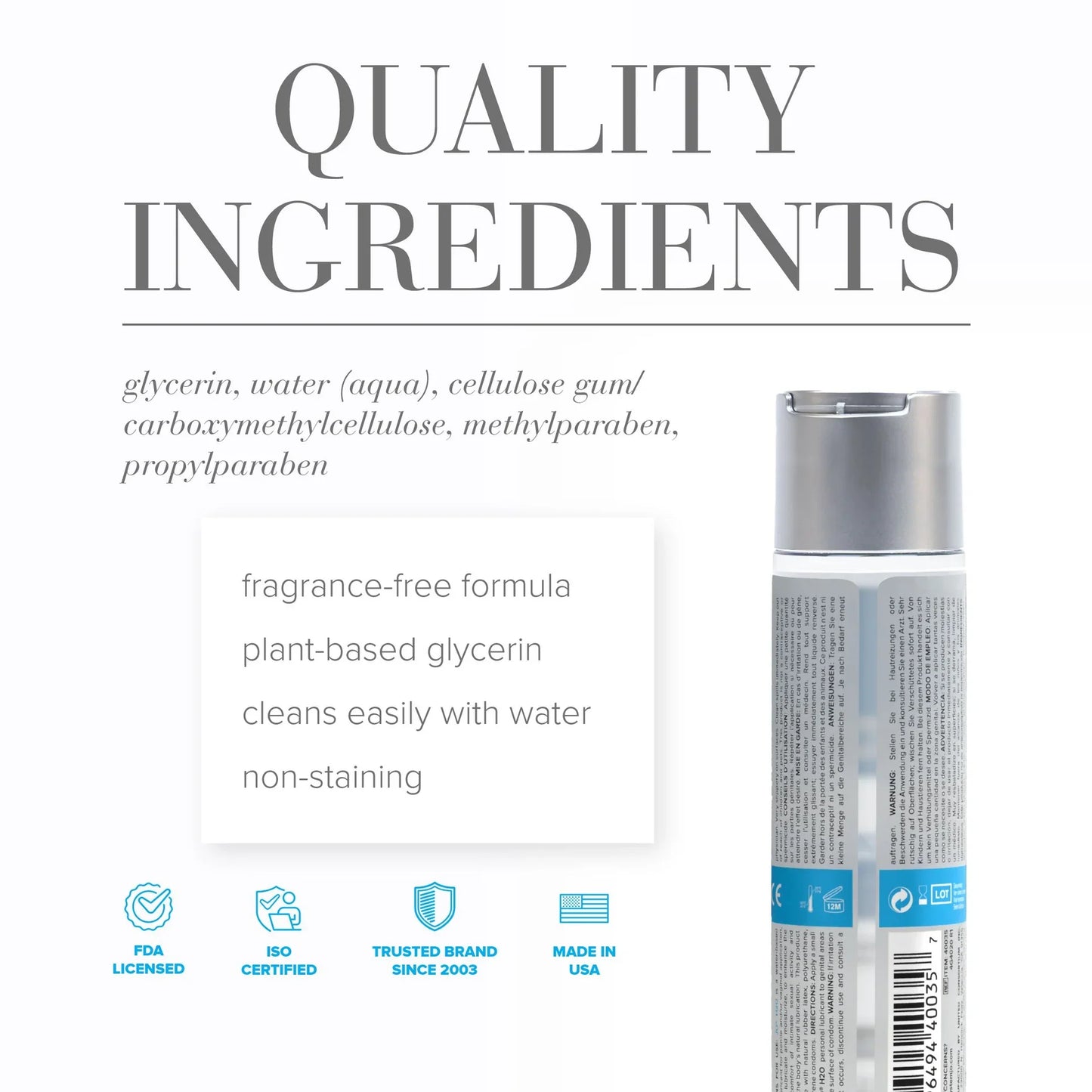JO H2O Lubricant 1oz - BraTopia