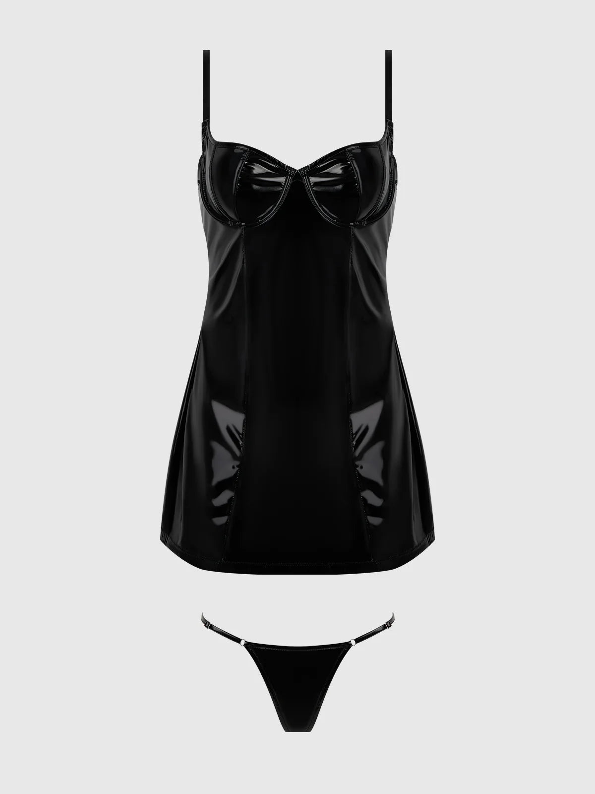 Trinity Chemise In Black - House of Desire - BraTopia