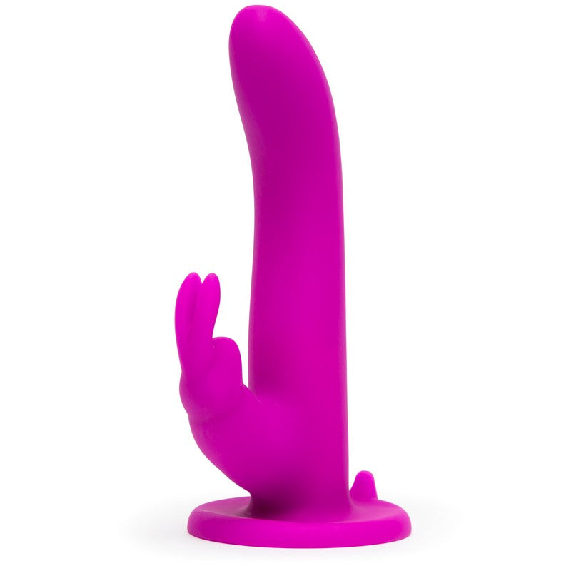Vibrating Strap On Harness Set In Purple - Happy Rabbit - BraTopia