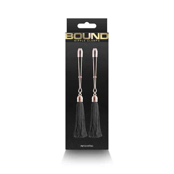T1 Nipple Clamps In Black - NS Novelties