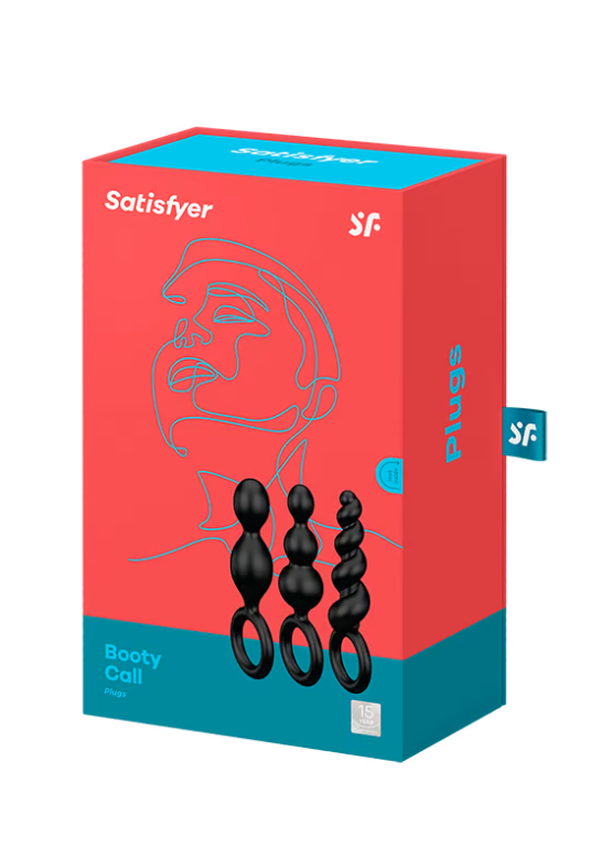 Booty Call Set In Black - Satisfyer - BraTopia