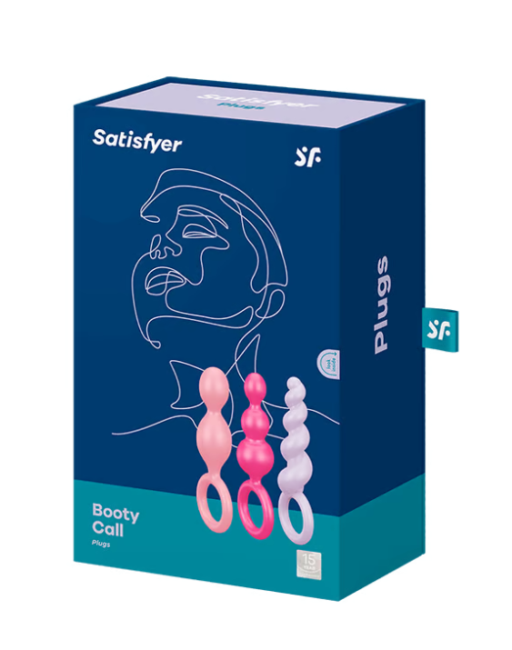 Booty Call Set In Pink, Purple & Red - Satisfyer - BraTopia