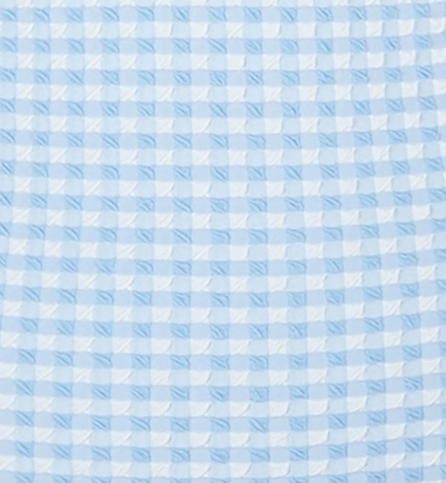 Gingham Olivia Full Cup Bikini Top In Sky Blue - Panache