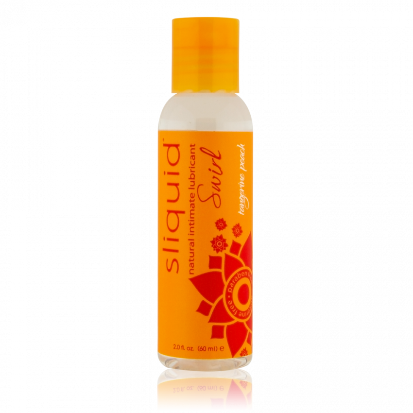 Natural Swirl Intimate Lubricant 60 ml Tangerine Peach - Sliquid - BraTopia