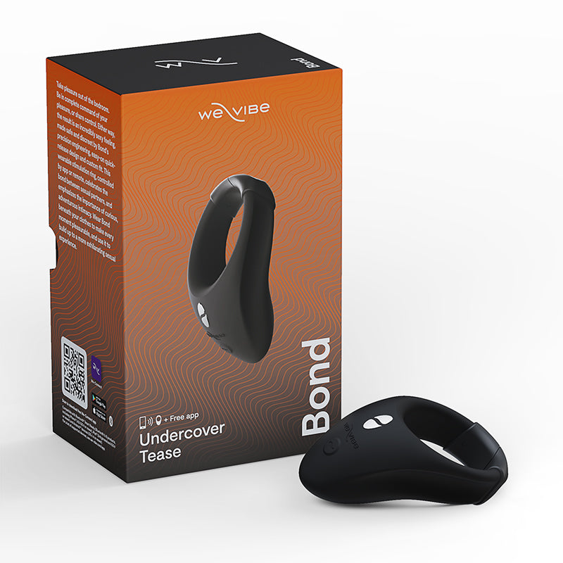 Bond Wearable Stimulation Ring In Black - We-Vibe - BraTopia