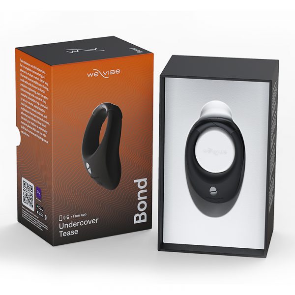 Bond Wearable Stimulation Ring In Black - We-Vibe - BraTopia