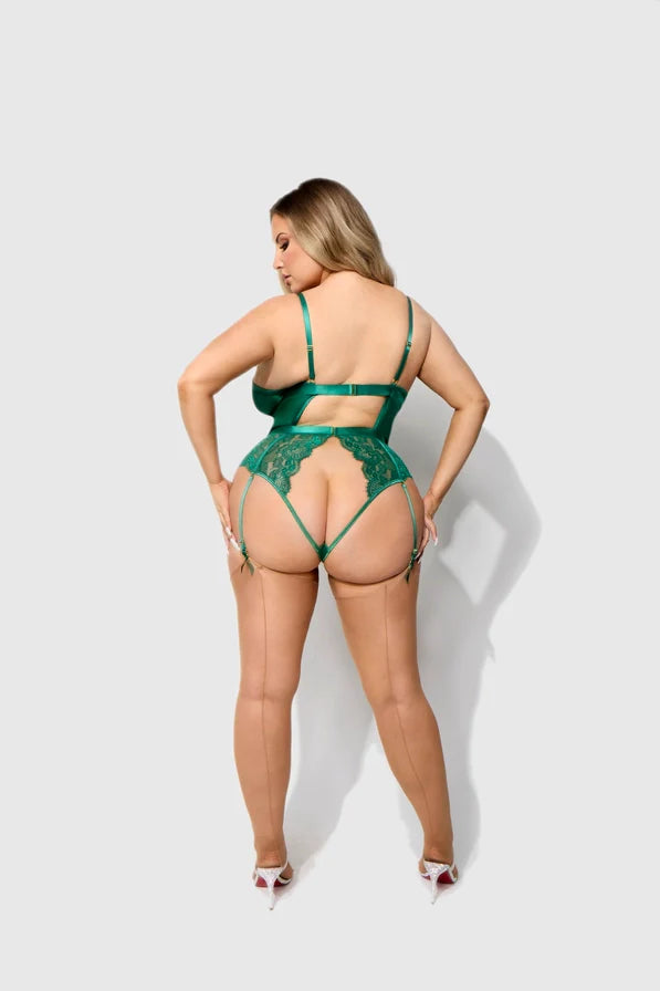 Helena Teddy In Evergreen - House of Desire - BraTopia