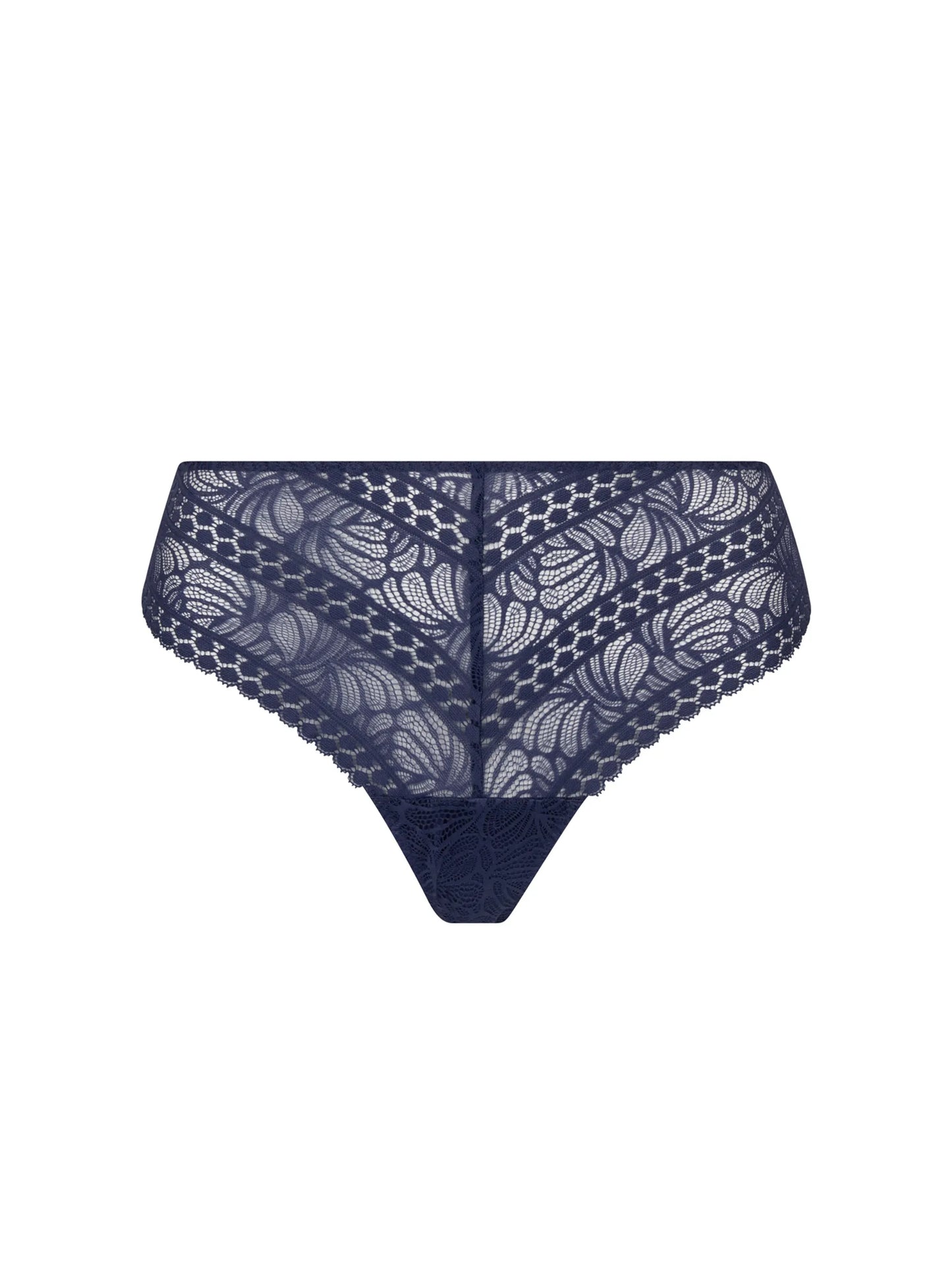 Atelier Seduction Thong In Bleu Purple - Antigel - BraTopia