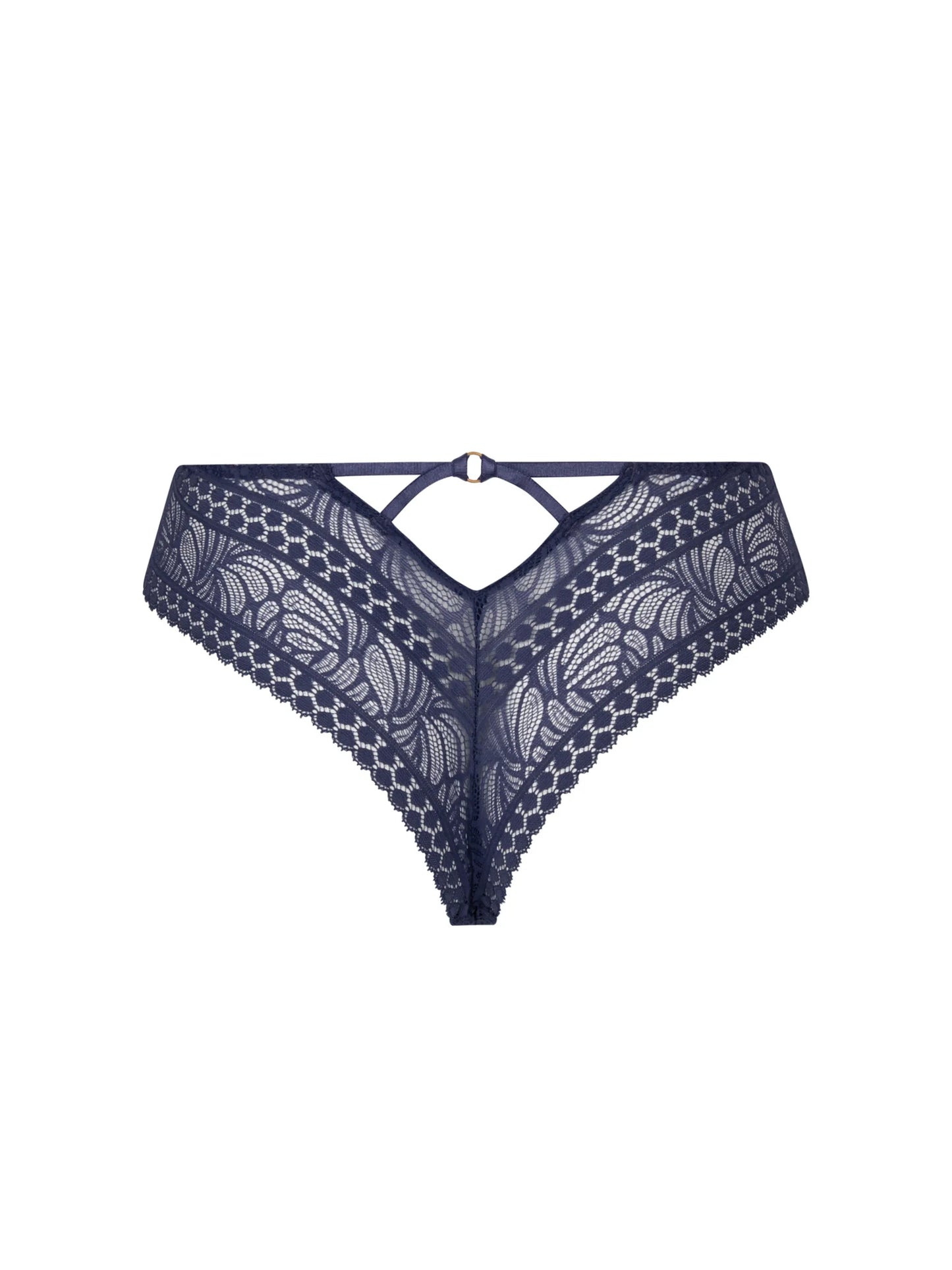 Atelier Seduction Thong In Bleu Purple - Antigel - BraTopia