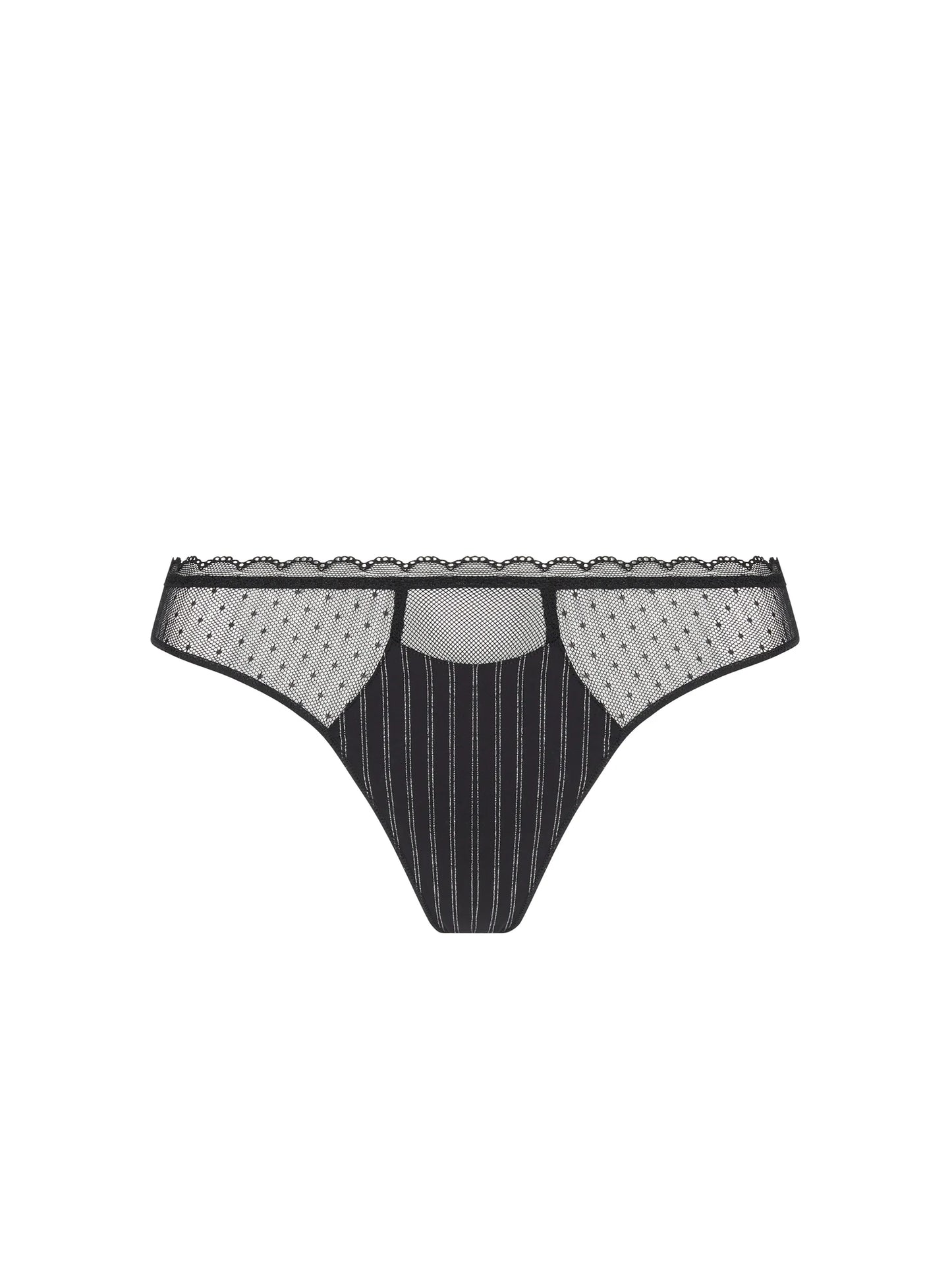 Jolie Dandy Thong In Black - Antigel - BraTopia