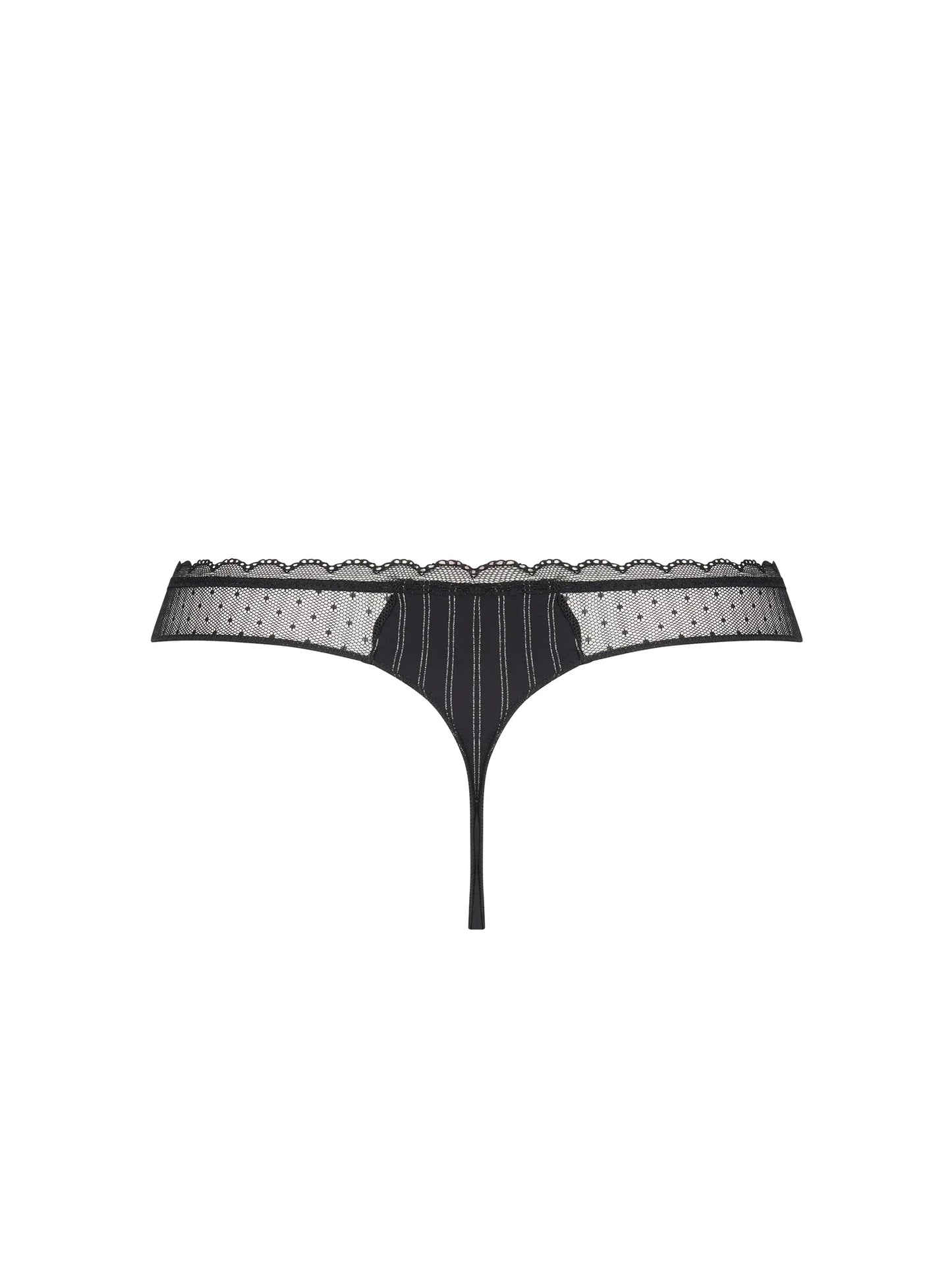 Jolie Dandy Thong In Black - Antigel - BraTopia