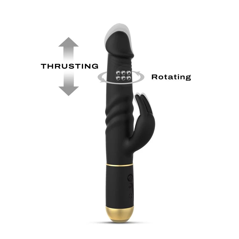 Furious Rabbit 2.0 In Black & Gold - DORCEL - BraTopia