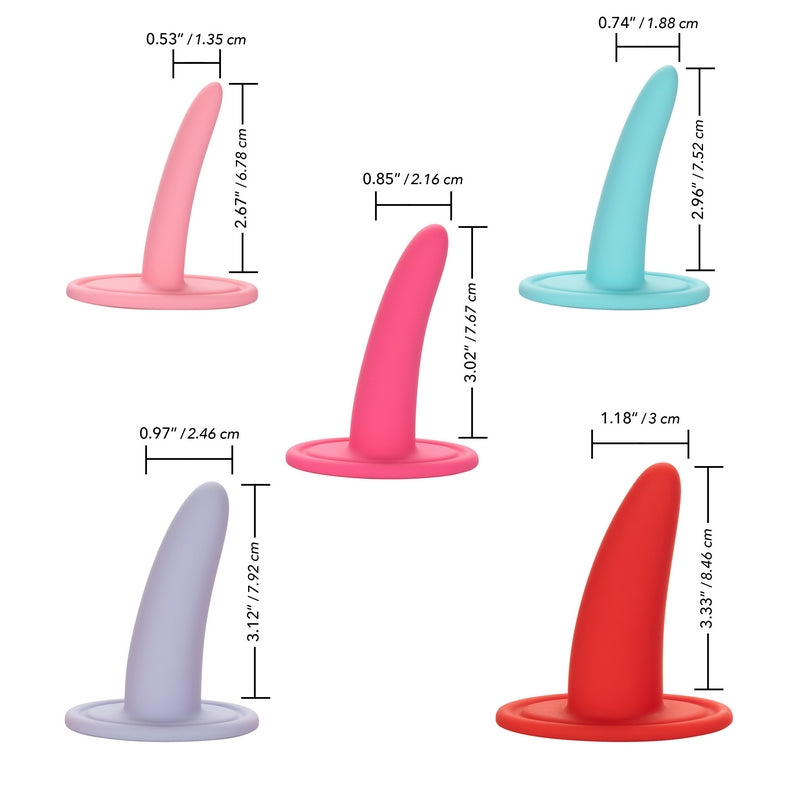 She-ology 5-piece Wearable Vaginal Dilator Set - California Exotics - BraTopia