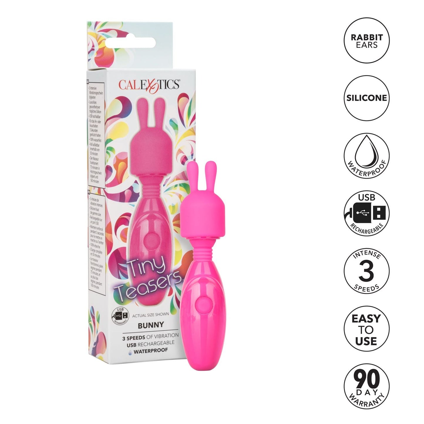 Tiny Teasers Rabbit Massager - California Exotics - BraTopia