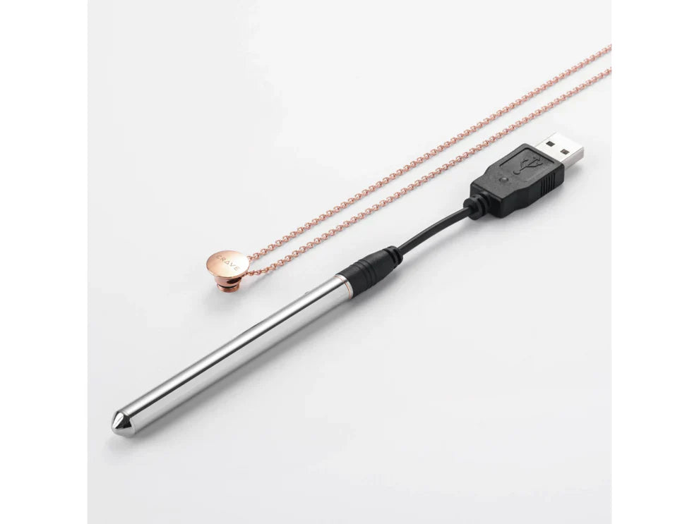 Vesper 1 Vibrator Necklace - Crave - BraTopia