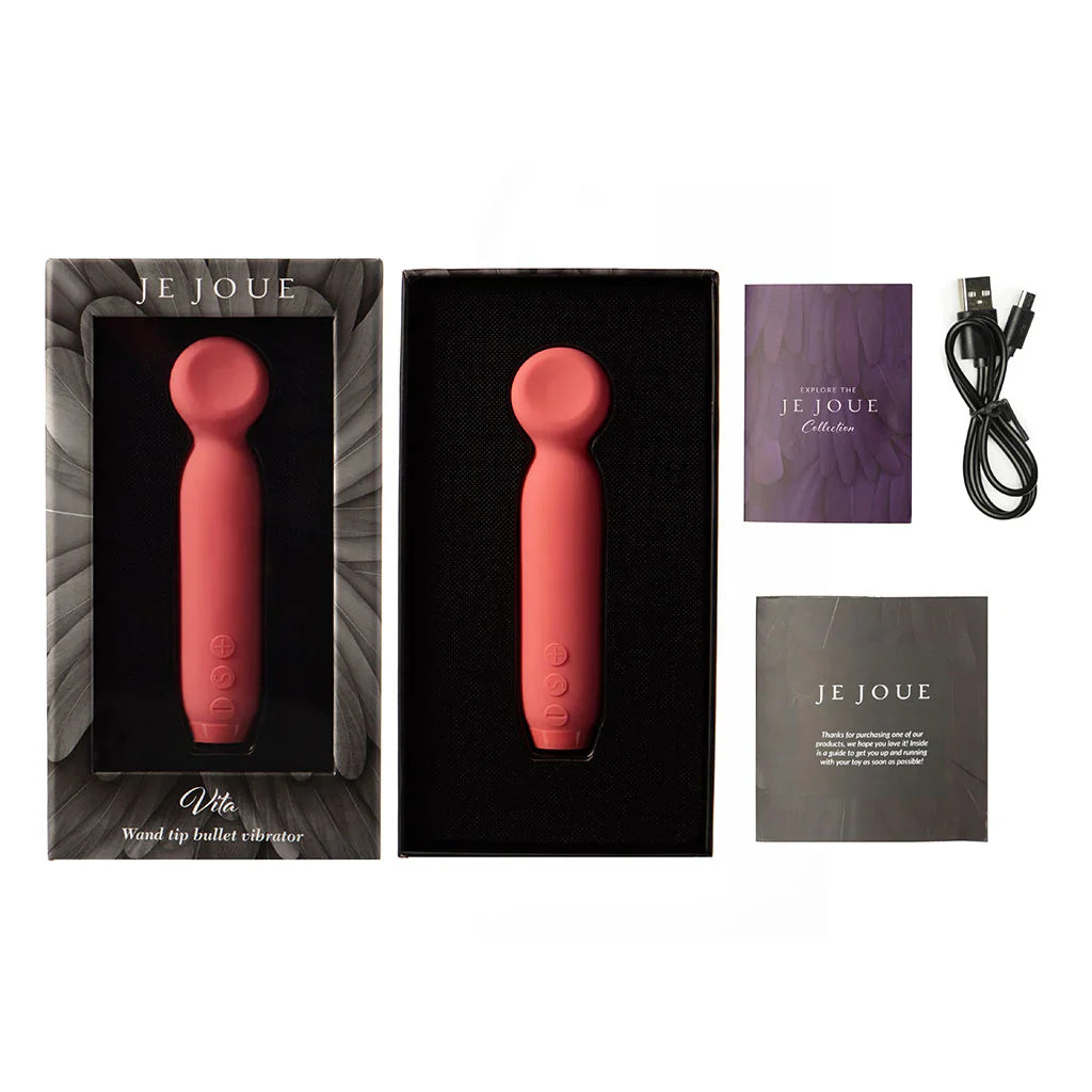 Vita Bullet Vibrator In Watermelon Pink - Je Joue - BraTopia