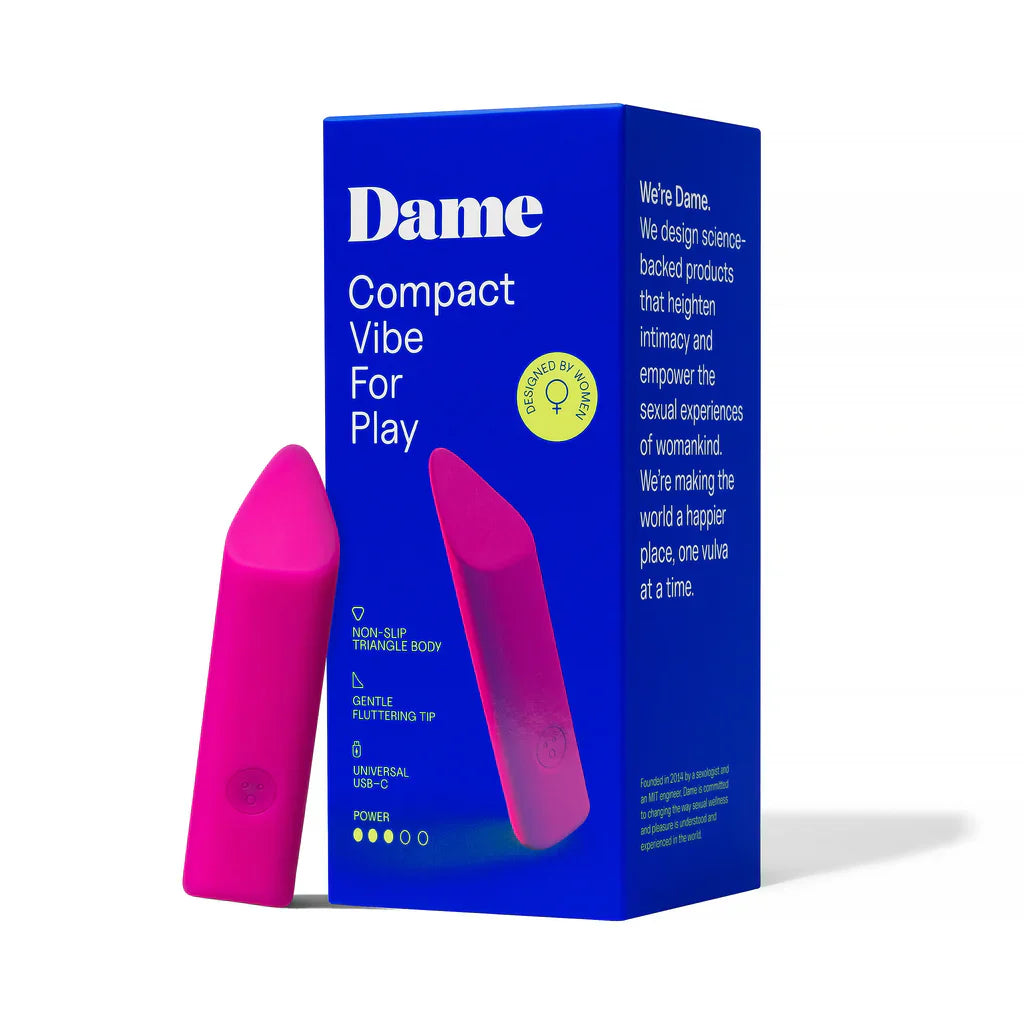 Zig Lipstick Bullet Vibrator in Pink - Dame - BraTopia