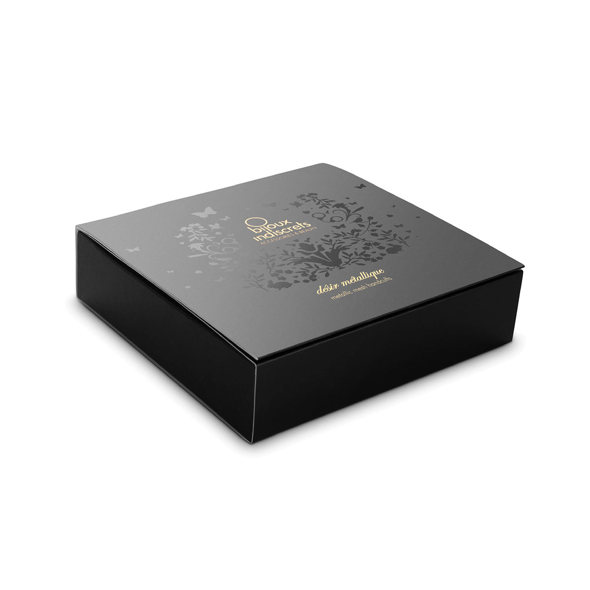 Bijoux Indiscrets Desir Metallique Mesh Handcuffs In Gold