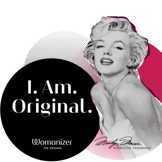 Womanizer x Marilyn Monroe: I. Am. Original. | French Postcard
