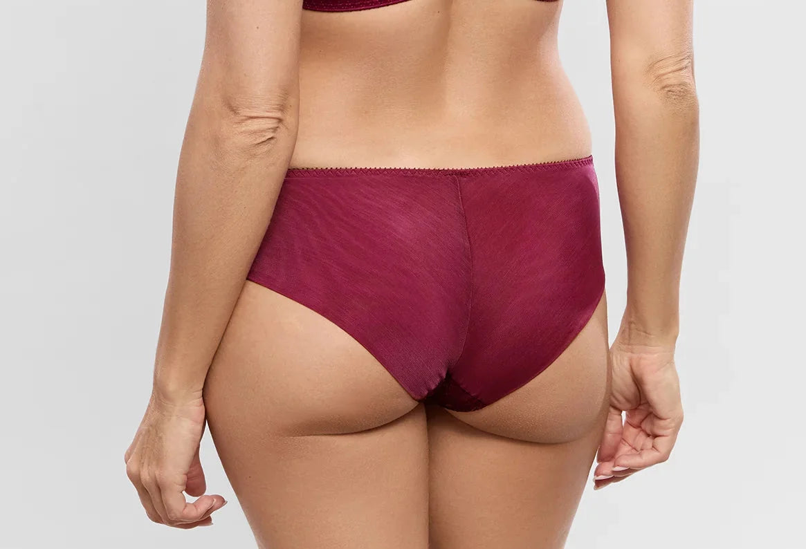 Clea Shorty in Grenat - Empreinte