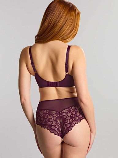 Allure Deep Brief in Plum - Panache