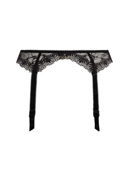 Fascinate Suspender In Black - Freya